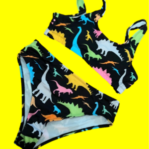 NWOT Dinosaur bikini L